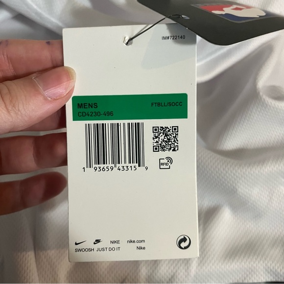 🆕 Nike White LA Clippers Essential Practice Performance T-Shirt - Picture 9 of 10